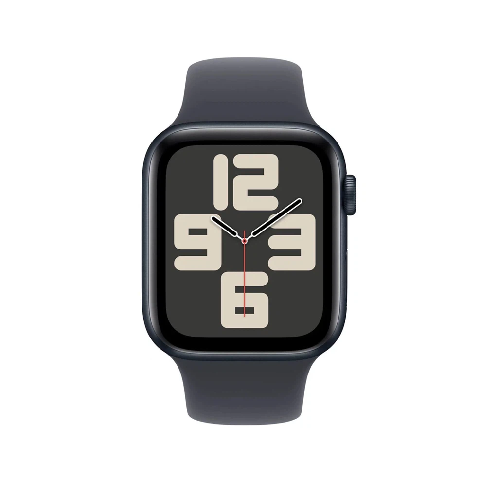 Умные часы Apple Watch SE 2 (2024) GPS 44mm Midnight Aluminum Case with Midnight Sport Band - M/L (MXEK3)